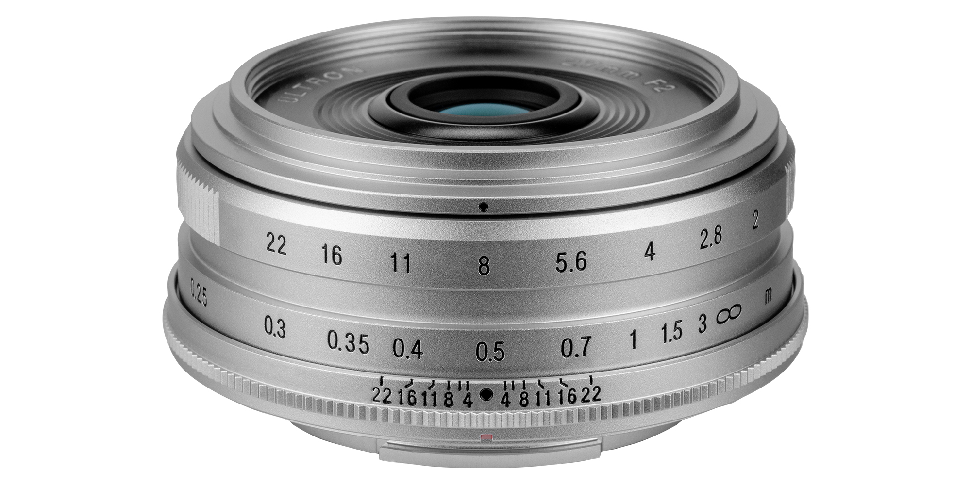Obiektyw Voigtlander Ultron 27 mm f/2,0 do Fujifilm X - srebrny - Odpowiednik 40 mm na pełnej klatce